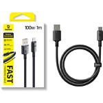 Фото Кабель Baseus E0426W01 New Braided USB/Type-C, 1м Black, 100W Fast Charging #3