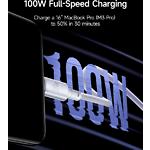 Фото Кабель Baseus E0426W01 New Braided USB/Type-C, 1м Black, 100W Fast Charging #5