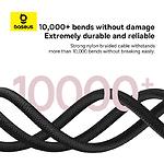 Фото Кабель Baseus P10377801U01-01 Dura Charging Cable USB/Lightning, 2.4A, 1м, Red+Black #8