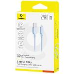 Зображення Кабель Baseus P10377702313-00 Silky Series USB/Lightning, 1м, Blue, 2.4A #1 Фото Кабель Baseus P10377702313-00 Silky Series USB/Lightning, 1м, Blue, 2.4A #1