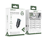 Фото Автомобільний зарядний пристрій ACEFAST B15 Black (6974316284963) USB-A+Type-C, 65W, QC3.0, PD #1