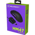 Мишка HATOR Hellyberry HM47 wireless black-violet (HM47_black_violet) - фото