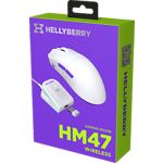 Мишка HATOR Hellyberry HM47 wireless white-violet (HM47_white_violet) - фото