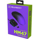 Мишка HATOR Hellyberry HM47 PRO wireless black-violet gradient (HM47PRO_black_violet) - фото