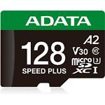 Фото microSD XC 128 GB A-DATA SPEED PLUS UHS-I U3 V30 A2 C10 (UD128GUI3V30A2SP-RA1) SD адаптр,180/160Mb/s #2