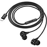 Фото HOCO M116 Lightning Black (6942007644952) навушники вкладиши з мікрофоном #3