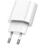 Фото Мережевий ЗП Hoco C109A Fighter White (6942007656658) Type-C, Fast charge, PD20W #4