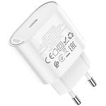 Фото Мережевий ЗП Hoco C109A Fighter White (6942007656658) Type-C, Fast charge, PD20W #6