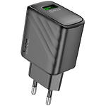 Фото Мережевий ЗП Hoco CS21A Black (6942007609883) USB-A, QC3.0, 18W