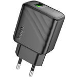 Фото Мережевий ЗП Hoco CS21A Black (6942007609883) USB-A, QC3.0, 18W #2