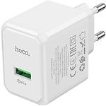 Фото Мережевий ЗП Hoco CS12A White (6942007603690) USB-A, QC3.0, 18W