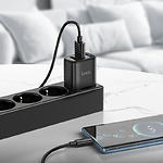 Фото Мережевий ЗП Hoco C141A Smart Black (6942007627849) 2*USB-A, 2.1A, 5V #5