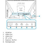Фото ASUS 25" VG259QM5A TUF GAMING IPS 1920x1080, 1мс, 300кд/м2, 1000:1, 240Гц, DP/HDMI, Аудіовихід, 2*2W #6