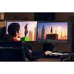 Фото ASUS 27" XG27AQDMES ROG Strix, OLED 2560x1440,240Гц, 0.03мс, 400кд/м2, 1.5млн:1, DP/HDMI, Аудіовихід #8