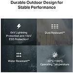 Фото Модем/Маршрутизатор TP-Link Archer MR402-Outdoor, WiFi-4G LTE, N300, WAN/Lan PoE In, 1 nano-SIM #6