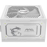 Фото Блок живлення MSI MAG A1000GL PCIE5 WHITE, 80+Gold, Fully Modular #1
