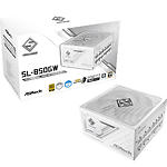 Фото Блок живлення AsRock SL-850GW, White, 850W 80+GOLD, PCIe 5.1 & ATX3.1, 135mm Fan, Fully Modular