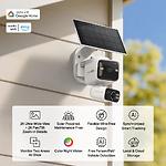 Фото Мережева камера TP-Link Tapo C645D KIT, WiFi, вулична IP65, два об'єктива, акумулятор + Solar Panel #3