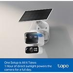 Фото Мережева камера TP-Link Tapo C645D KIT, WiFi, вулична IP65, два об'єктива, акумулятор + Solar Panel #7