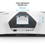 Фото BENQ 27" EX271UZ White (9H.LP2LA.TBE) OLED 3840x2160,0.03мс,1.5м:1,250кд/м2,240Гц,DP/HDMI/USB-C,Ауд. #10