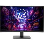 Фото AsRock 27" PG27QRT1B Curved VA 2560x1440, 1мс, 5000:1, 300кд/м2, 180Гц, HDMI/DP, Аудіовихід, 2*2W