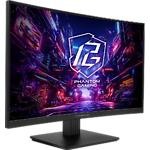 Фото AsRock 27" PG27QRT1B Curved VA 2560x1440, 1мс, 5000:1, 300кд/м2, 180Гц, HDMI/DP, Аудіовихід, 2*2W #1