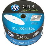 Фото CD-R HP 700Mb 52-x Bulk 50 IJ PRINT (CRE00070WIP-3)