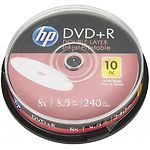 фото DVD+R HP 8.5Gb 8x DL Cake box 10 IJ PRINT (DRE00060WIP-3)