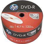 Зображення DVD-R HP 4.7Gb 16x Bulk 50 (DME00070-3) Фото DVD-R HP 4.7Gb 16x Bulk 50 (DME00070-3)