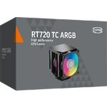 Фото Cooler CPU PCCOOLER RT720 TC ARGB BK (RT720TC-BKAWYX-GL) 120мм Fan, LGA1851/1700/1200/115X/AM5/AM4