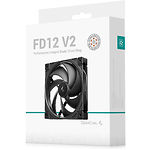 Фото Вентилятор 120мм Deepcool FD12 V2 Black (R-FD12V2-BKNPN1-G) HB, 500-2500 RPM±10%