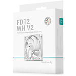 Фото Вентилятор 120мм Deepcool FD12 V2 White (R-FD12V2-WHNPN1-G) HB, 500-2500 RPM±10%