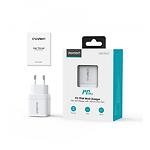 Зображення Мережевий ЗП Choetech PD6052-EU-WH, USB-A + Type-C, LCD, QC3.0, PD35W #2 Фото Мережевий ЗП Choetech PD6052-EU-WH, USB-A + Type-C, LCD, QC3.0, PD35W #2