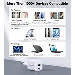Фото Мережевий ЗП Choetech PD5012-EU-WH, USB-A + Type-C, QC3.0, PD30W #4