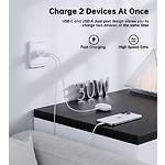 Фото Мережевий ЗП Choetech PD5012-EU-WH, USB-A + Type-C, QC3.0, PD30W #7