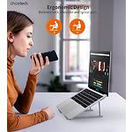 Зображення Підставка для ноутбука Choetech H055-SL до 17", розкладна, регульована, алюміній #10 Фото Підставка для ноутбука Choetech H055-SL до 17", розкладна, регульована, алюміній #10