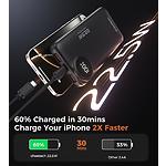 Фото Зовнішній акумулятор Power Bank Choetech B791 Black 10000mAh, LCD, QC, PD 22.5W #7