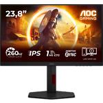 Зображення AOC 24" 24G4ZR, IPS 1920x1080, 240Гц, 1мс, 1000:1, 300кд/м2, HDMI/DP Фото AOC 24" 24G4ZR, IPS 1920x1080, 240Гц, 1мс, 1000:1, 300кд/м2, HDMI/DP