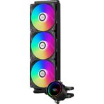 Cooler CPU PCCOOLER DA360 ARGB BK (DA360-BKAWXX-GL) СВО, LGA1851/1700/1200/115X/20XX/AM5/AM4 - фото