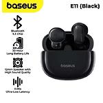 Зображення Baseus E11 Bowie Black (A00053500113-Z1) Bluetooth гарнитура TWS #2 Фото Baseus E11 Bowie Black (A00053500113-Z1) Bluetooth гарнитура TWS #2