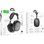 Фото HOCO W55 Plus Happiness Deep Space Gray (6942007638531) Bluetooth/AUX гарнітура з оголов'ям, ANC #1