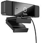 Зображення WEB-камера HOCO D100 Black (6942007648172) HD 1080P 2.0MP, 1920x1080, відео до 30 к/с, мікрофон Фото WEB-камера HOCO D100 Black (6942007648172) HD 1080P 2.0MP, 1920x1080, відео до 30 к/с, мікрофон