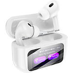 Фото HOCO EW72 Lite Soar TWS Bluetooth White (6942007651004) гарнітура, ANC, touch screen #3