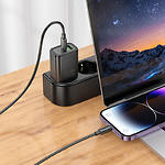 Зображення Мережевий ЗП Hoco N61 Gentle Black (6942007644259) USB-A + USB-C, QC3.0, PD20W + Cable Lightning #3 Фото Мережевий ЗП Hoco N61 Gentle Black (6942007644259) USB-A + USB-C, QC3.0, PD20W + Cable Lightning #3