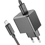 Зображення Мережевий ЗП Hoco CS11A Black (6942007603607) 1* USB-A, 2.1А + Cable Type-C #2 Фото Мережевий ЗП Hoco CS11A Black (6942007603607) 1* USB-A, 2.1А + Cable Type-C #2