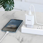Зображення Мережевий ЗП Hoco C81A Asombroso White (6931474727961) 1*USB-A, 2.1A + Cable Type-C #8 Фото Мережевий ЗП Hoco C81A Asombroso White (6931474727961) 1*USB-A, 2.1A + Cable Type-C #8