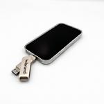 Фото SSD Wibrand Wolf 512GB ext. Silver USB 3.2 Gen 2 Type-C/Type-A (WIEXSSD/WO512GB) 1000/1000 MB/s #5