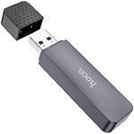 Зображення Картрідер Hoco HB45 Spirit 2-in-1 USB3.0 Metal Gray (6942007620505) SD/microSD #3 Фото Картрідер Hoco HB45 Spirit 2-in-1 USB3.0 Metal Gray (6942007620505) SD/microSD #3