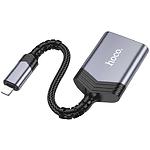 Зображення Картрідер Hoco UA25 Lightning Metal Gray (6942007608855) SD/microSD #1 Фото Картрідер Hoco UA25 Lightning Metal Gray (6942007608855) SD/microSD #1