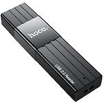 Зображення Картрідер Hoco HB20 Mindful Black (6931474735201) USB 2.0, SD/microSD #2 Фото Картрідер Hoco HB20 Mindful Black (6931474735201) USB 2.0, SD/microSD #2